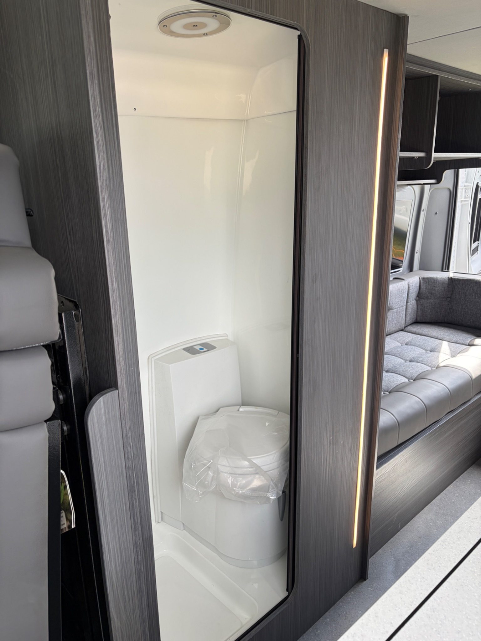 Bossway Horizon campervan washroom with premium finish